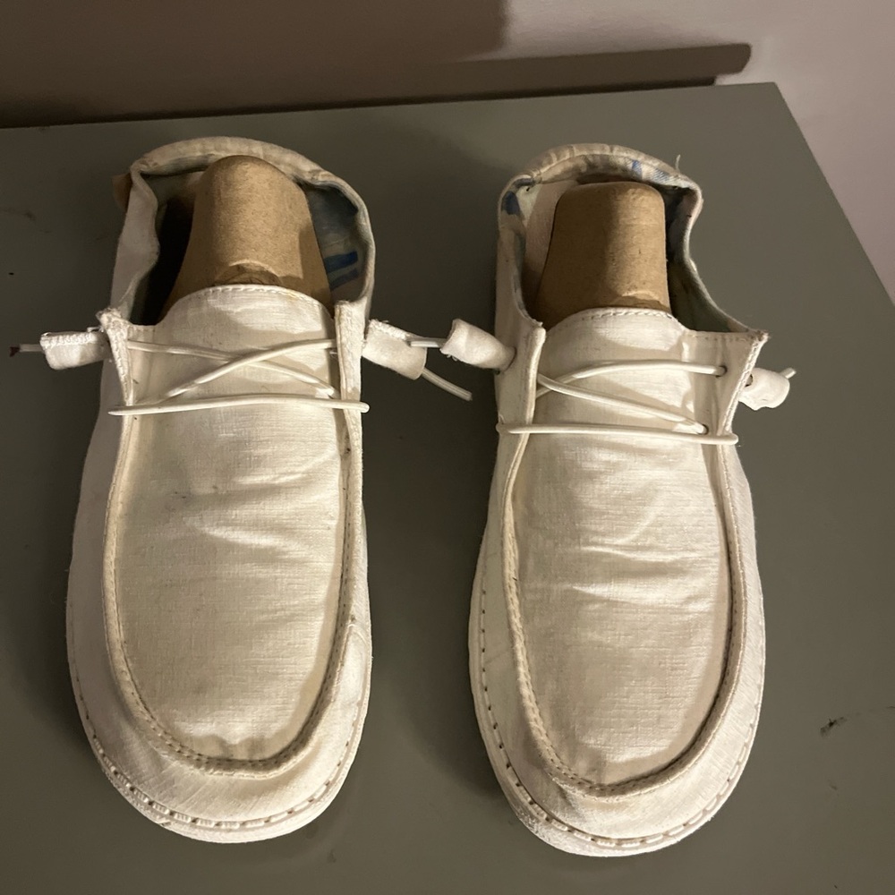 Hey Dude Women's White Sandals